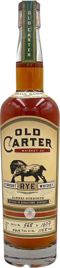 Old Carter Whiskey Co. Straight Rye Whiskey