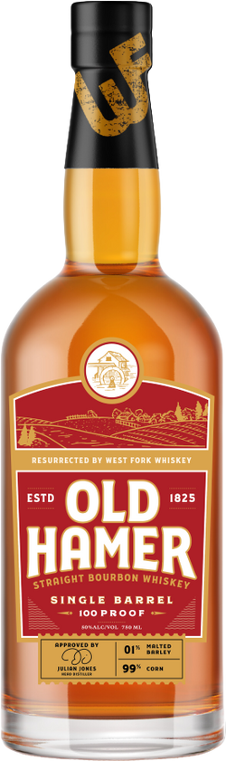 Old Hamer Single Barrel Straight Bourbon Whiskey