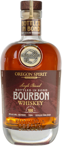 Oregon Spirit Bottled in Bond Single Barrel Bourbon Whiskey