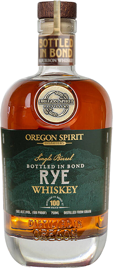 Oregon Spirit Bottled in Bond Single Barrel Rye Whiskey