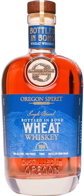 Oregon Spirit Bottled in Bond Single Barrel Wheat Whiskey