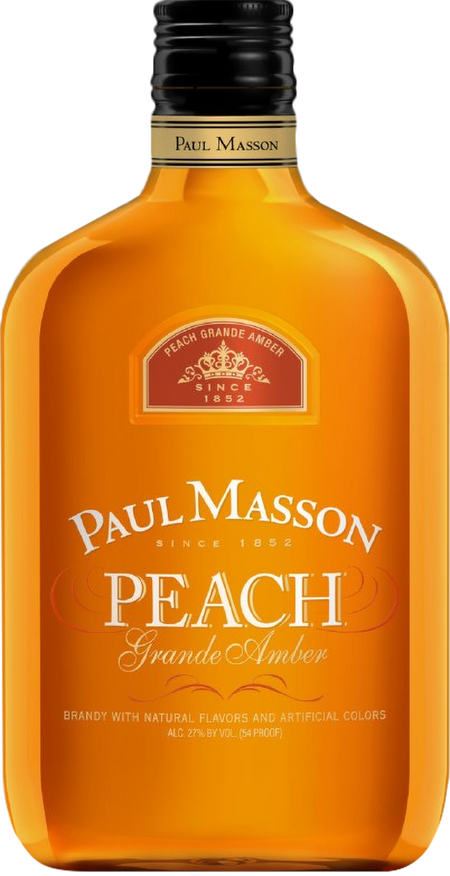 Paul Masson Peach Grande Amber Brandy (375mL)