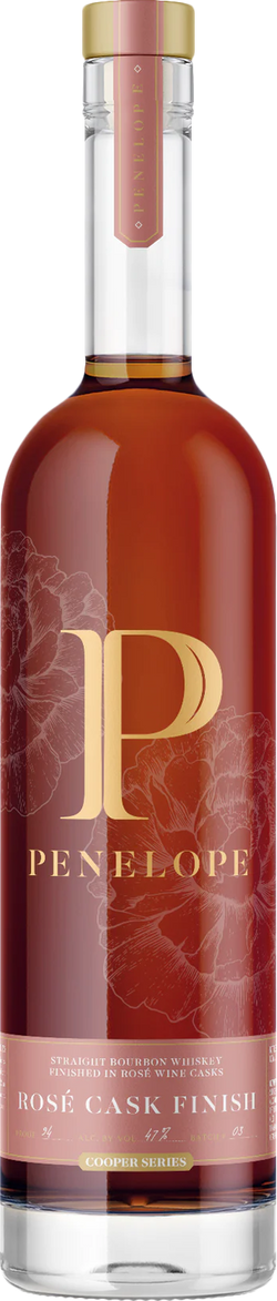 Penelope Bourbon Rosé Cask Finish Straight Bourbon Whiskey