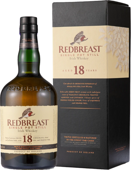 Redbreast 18 Year Old Single Pot Still Irish Whiskey