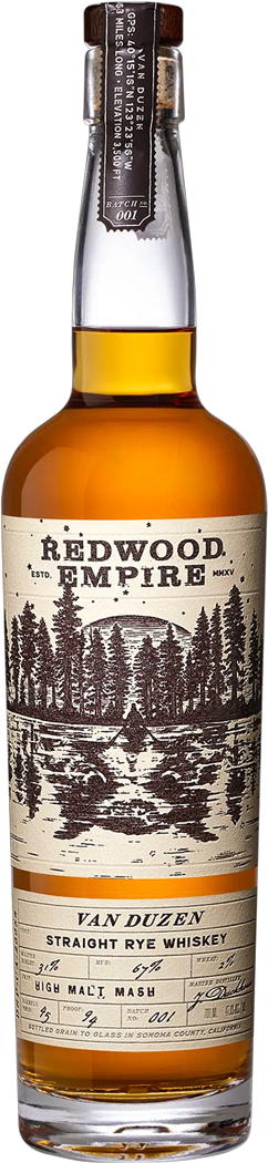 Redwood Empire Van Duzen Straight Rye Whiskey