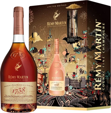 Remy Martin 1738 Accord Royal Fine Champagne Cognac with Jigger