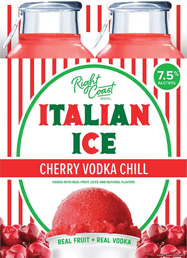 Right Coast Spirits 'Italian Ice' Cherry Vodka Chill Cocktail