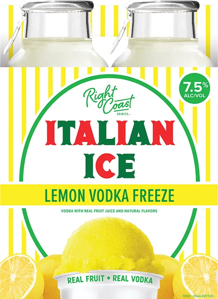 Right Coast Spirits 'Italian Ice' Lemon Vodka Freeze Cocktail