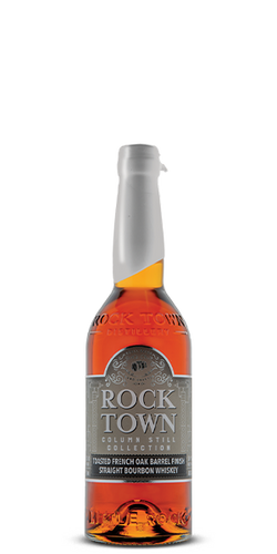 Rock Town Column Still Collection Toasted French Oak Barrel Finish Straight Bourbon Whiskey