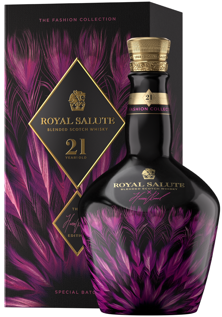 Royal Salute x Harris Reed 21 Year Old Fashion Edition Blended Scotch Whisky