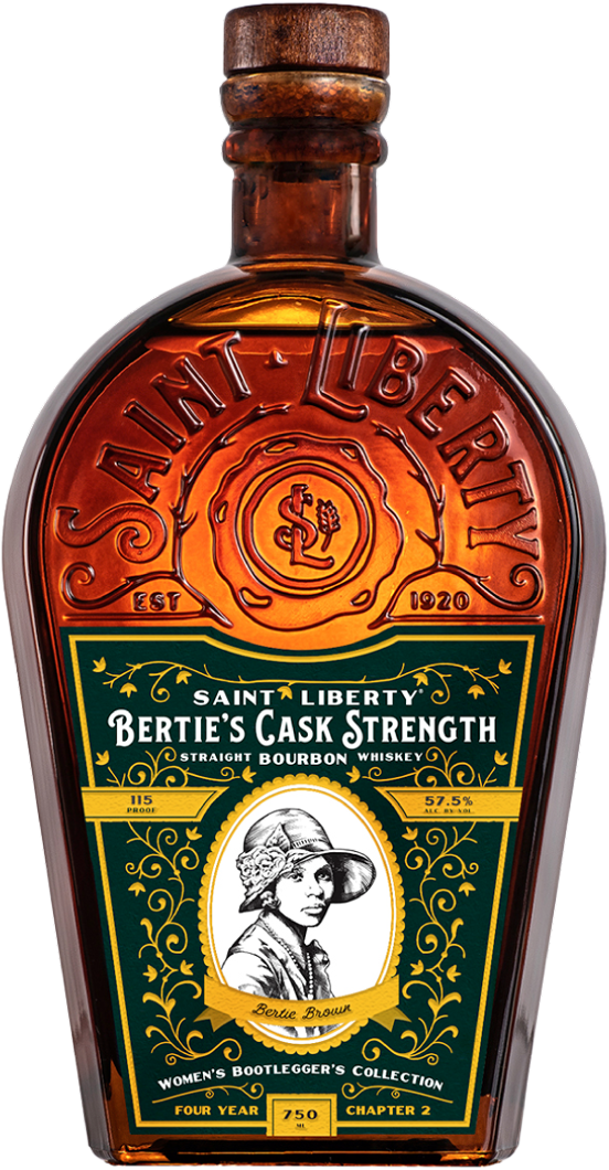 Saint Liberty Bertie's Cask Strength 4 Year Straight Bourbon Whiskey