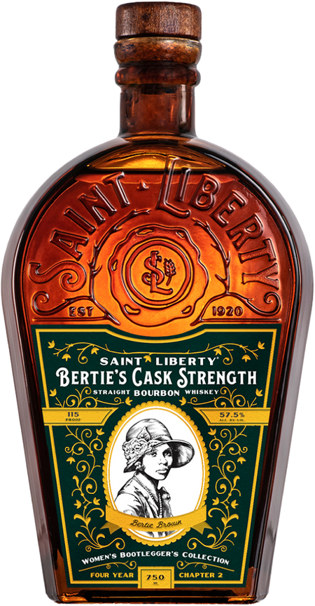 Saint Liberty Bertie's Cask Strength 4 Year Straight Bourbon Whiskey