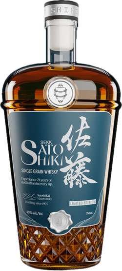 Sekk Sato Shiki 21 Year Old Single Grain Japanese Whiskey