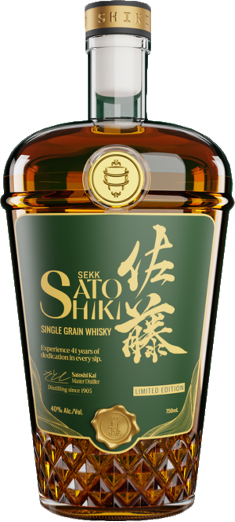 Sekk Sato Shiki 41 Year Old Single Grain Japanese Whiskey