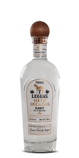 Siete Leguas Siete Décadas Blanco Tequila