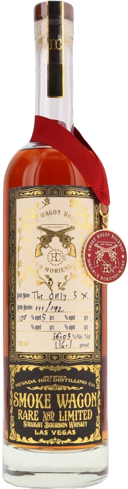 Smoke Wagon Rare and Limited "The Only 5 Year" Bourbon