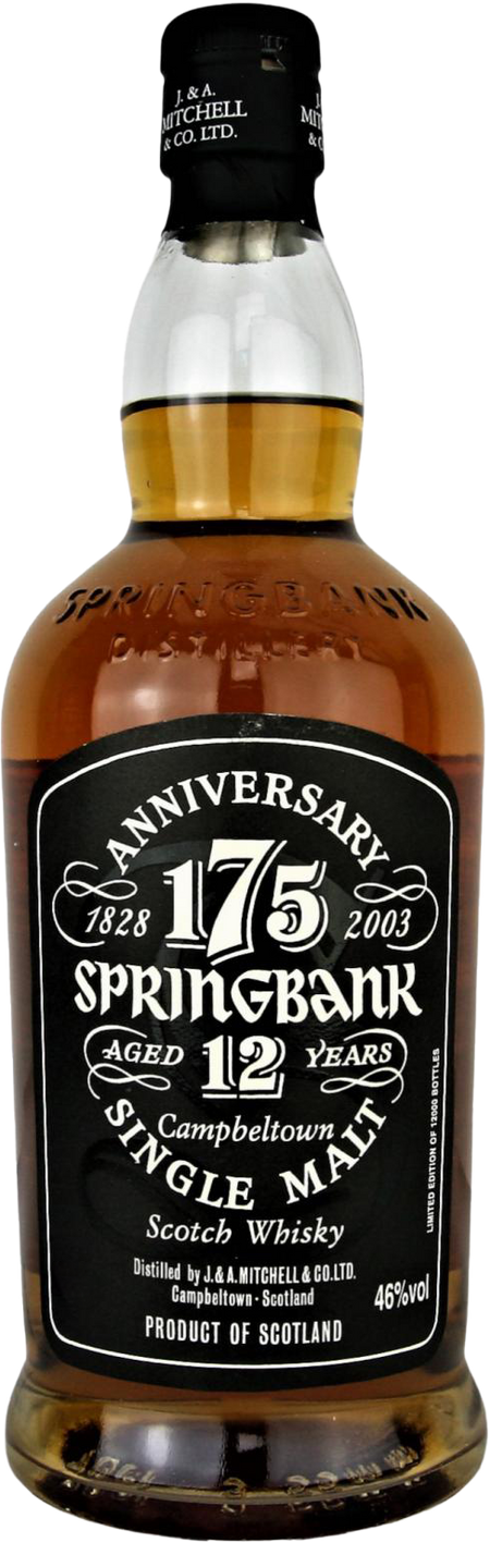 Springbank 12 Year Old 175th Anniversary Single Malt Scotch Whisky