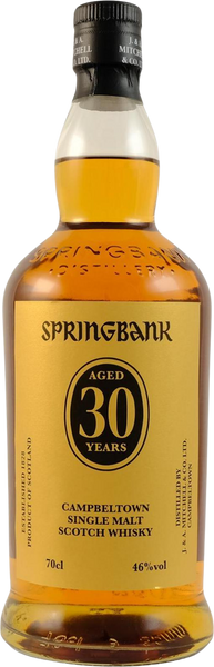 Milroys Springbank 30年 シングルモルトウイスキー Springbank 30 Year Old Single Malt Scotch Whisky » Buy Online