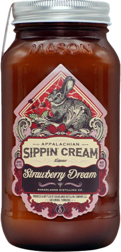 Sugarlands Shine Appalachian Sippin' Cream Strawberry Dream Cream Liqueur