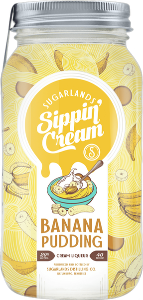Sugarlands Shine Appalachian 'Sippin' Cream' Banana Pudding Cream