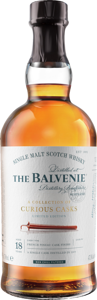 The Balvenie 'A Collection of Curious Casks' French Pineau Cask Finish 18 Year Old Single Malt Scotch Whisky