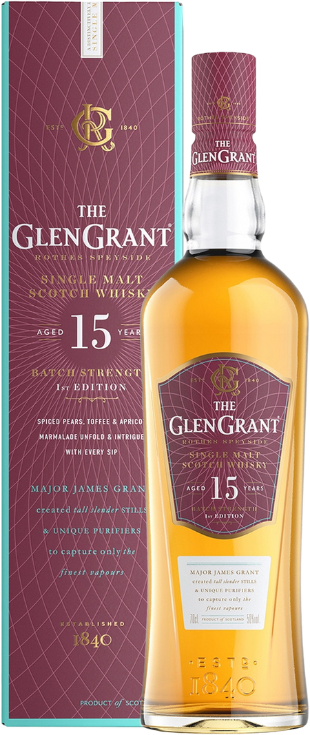 The Glen Grant 15 Year Old Batch Strength 1st Edition Single Malt Scotch Whisky