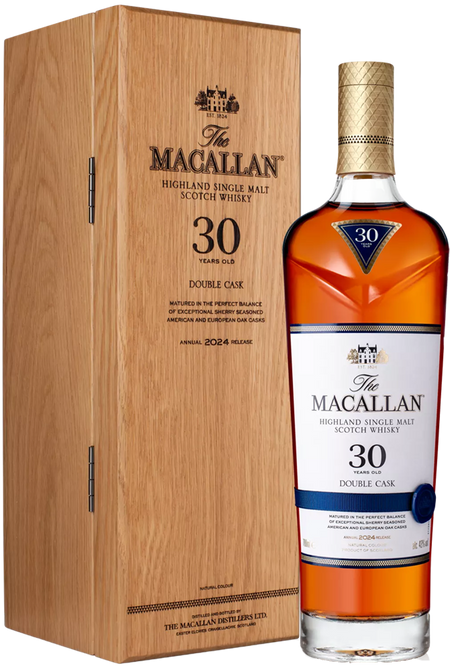 The Macallan Double Cask 30 Year Old 2024 Release Single Malt Scotch Whisky