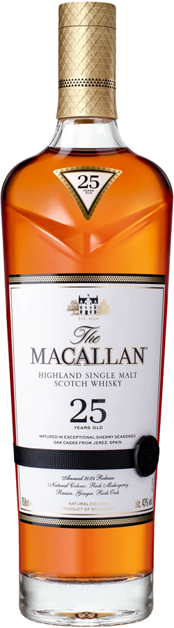 The Macallan 25 Year Old 2024 Release Sherry Oak Single Malt Scotch Whisky