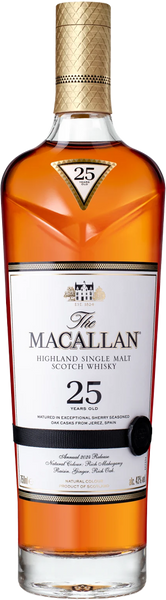 【新品未開封】The Macallan 25 Years sherry oak The Macallan 25 Year Old 2024 Release Sherry Oak Single Malt
