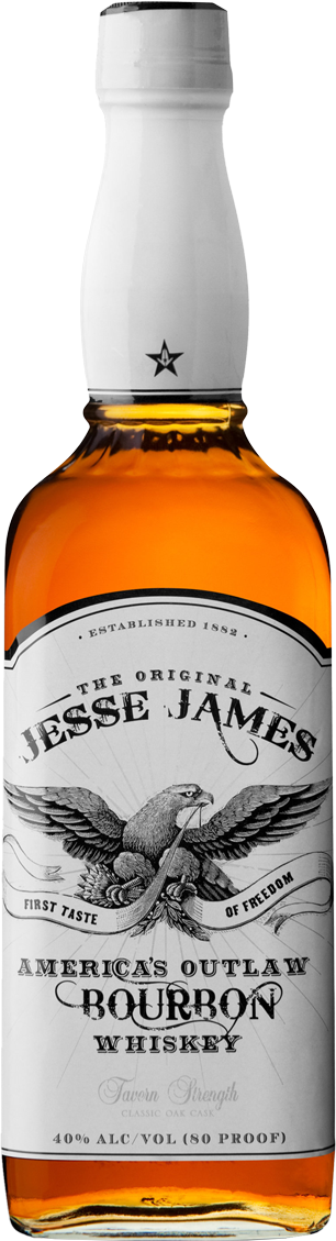 The Original Jesse James America's Outlaw Bourbon Whiskey