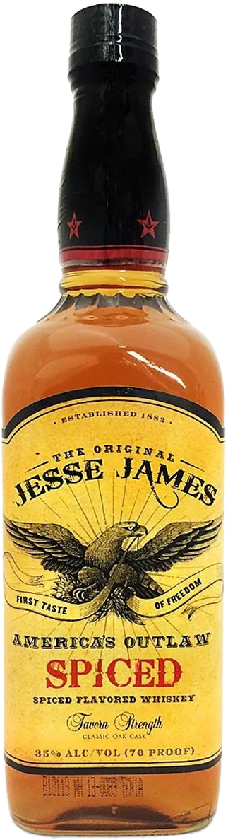 The Original Jesse James America's Outlaw Spiced Flavored Whiskey