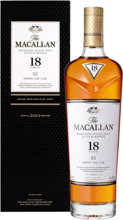 The Macallan 18 Year Old Sherry Oak 2023 Release