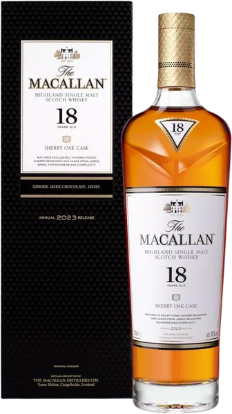 The Macallan 18 Year Old Sherry Oak 2023 Release » Buy Online