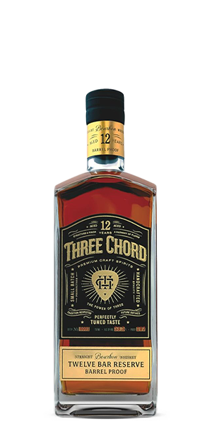 Three Chord Twelve Bar Reserve Straight Bourbon Whiskey