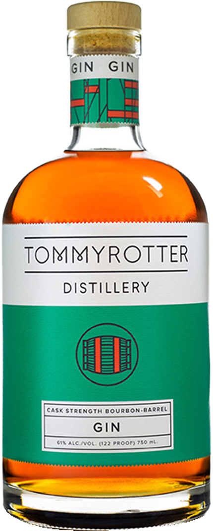 Tommyrotter Distillery Cask Strength Bourbon Barrel Gin