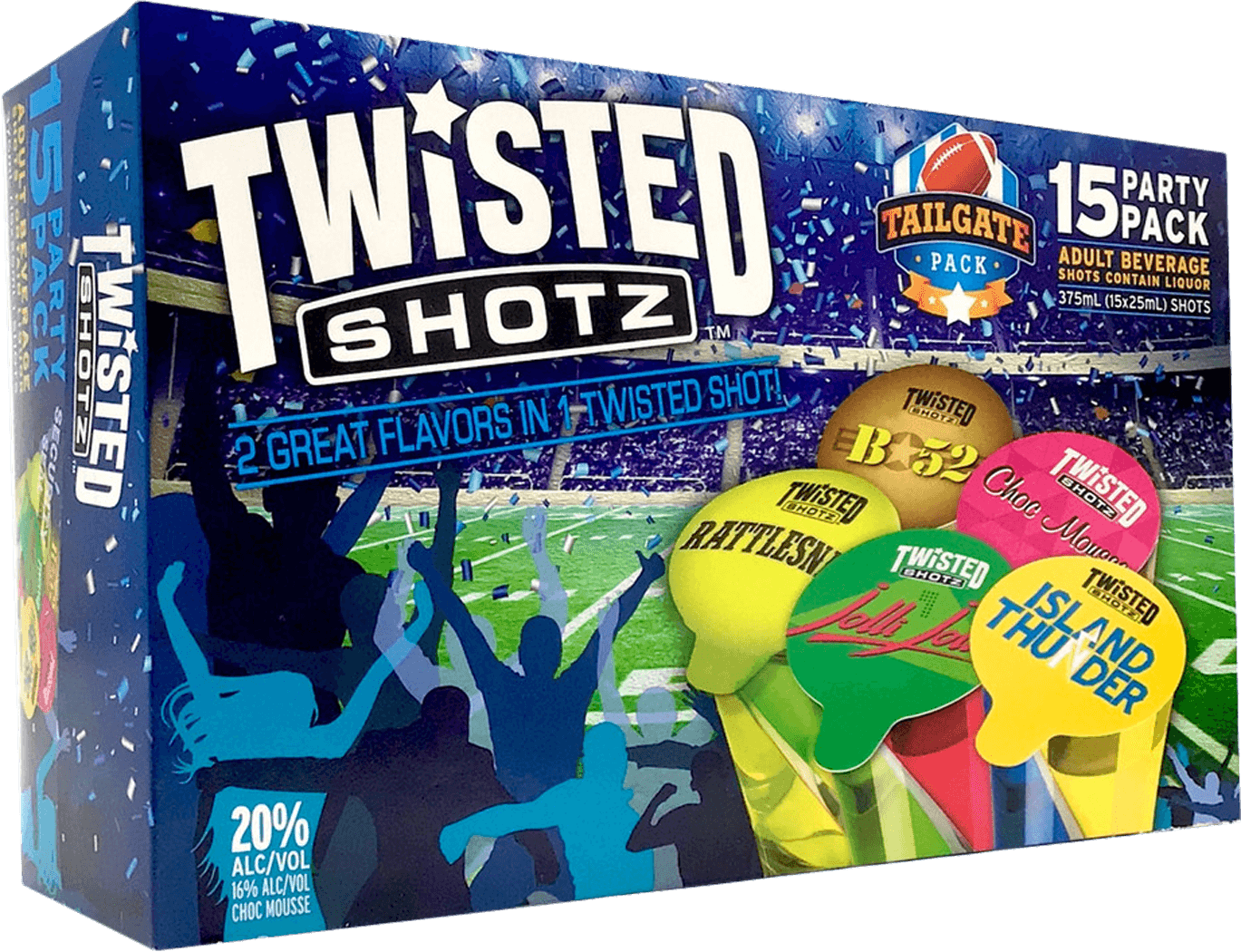 Twisted Shotz Variety Pack Liqueur