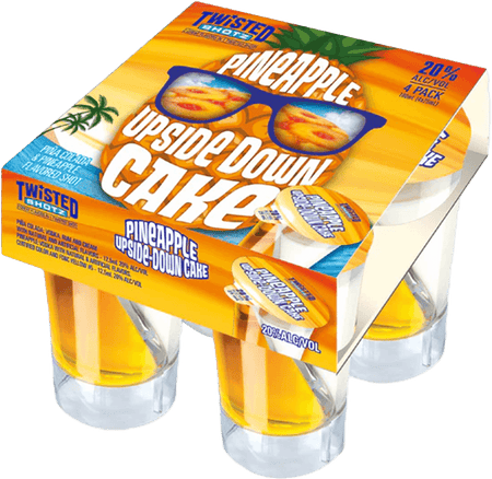 Twisted Shotz 'Pineapple Upside Down Cake' Shot Liqueur (100mL)