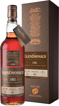 The GlenDronach 28 Year Old 1993 Cask #4195 Single Malt Scotch Whisky (700mL)