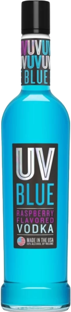 UV Blue Raspberry Vodka (50mL)