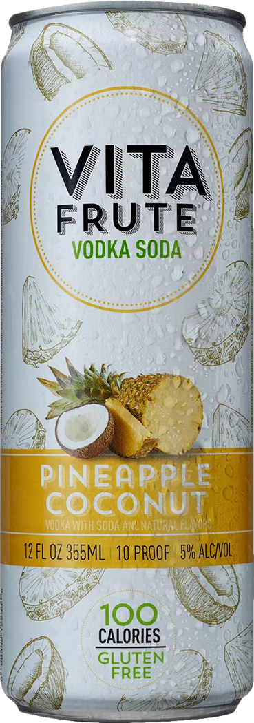 Veev Vita Frute Pineapple - Coconut Vodka Soda (354mL)