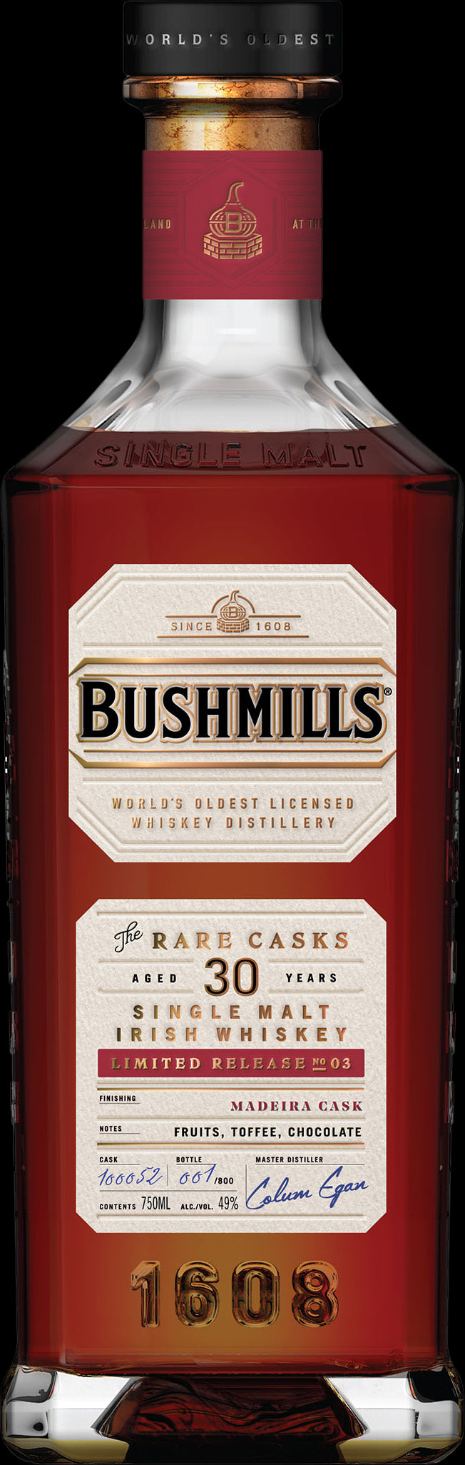 Bushmills 30 Year Old Single Malt Irish Whiskey