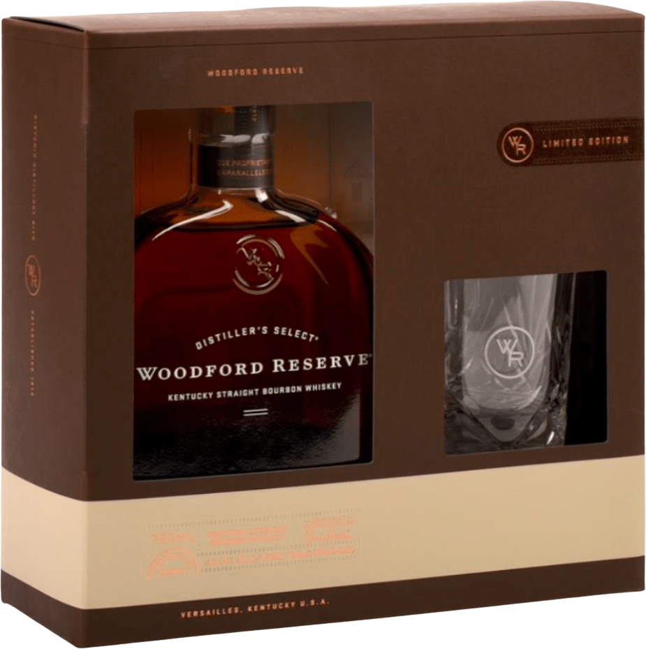 Woodford Reserve Kentucky Straight Bourbon Whiskey with Glass