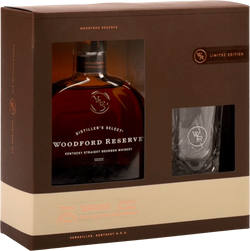 Woodford Reserve Kentucky Straight Bourbon Whiskey with Glass