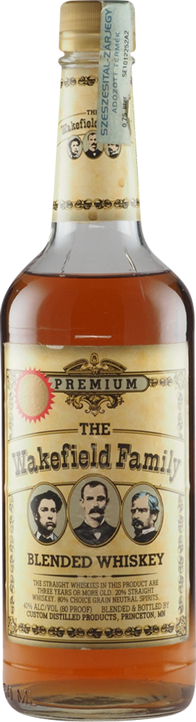 Wakefield Family Premium Blended Whiskey