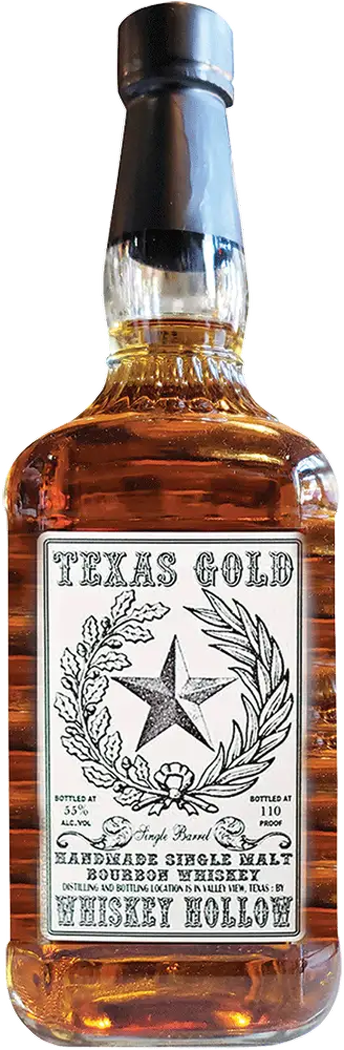 Whisky Hollow Distillery 'Texas Gold' Single Malt Bourbon Whiskey