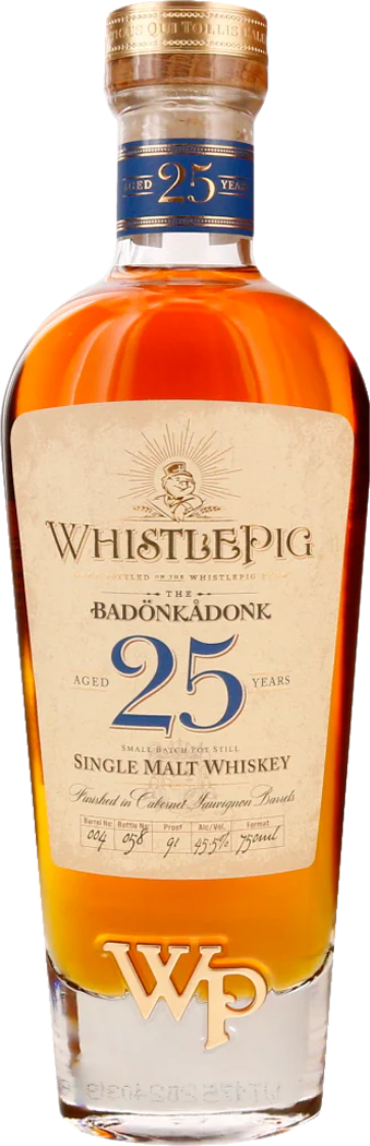 WhistlePig 'The Badonkadonk' 25 Year Old Single Malt Whiskey