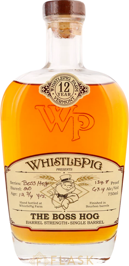 WhistlePig 'The Boss Hog' Spice Dancer 12 Year Old Straight Rye Whiskey