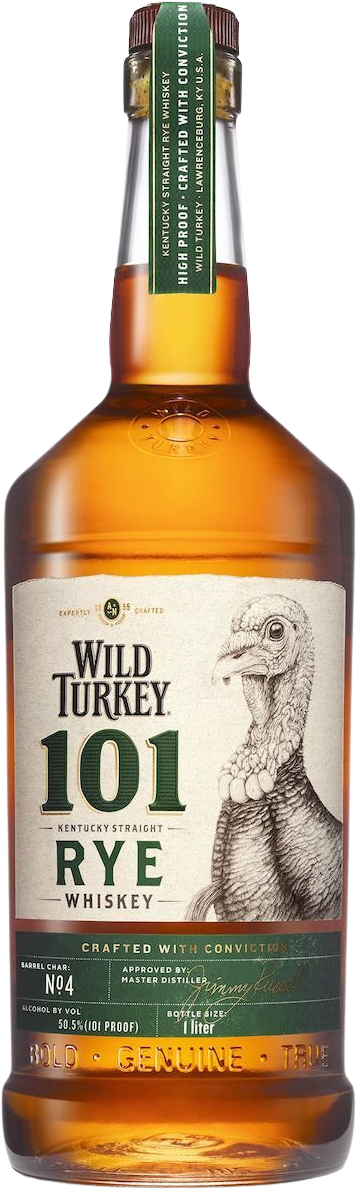 Wild Turkey 101 Kentucky Straight Rye Whiskey (1L)
