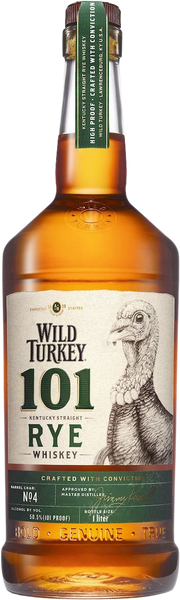 Wild Turkey 101 Kentucky Straight Rye Whiskey (1L) » Buy Online