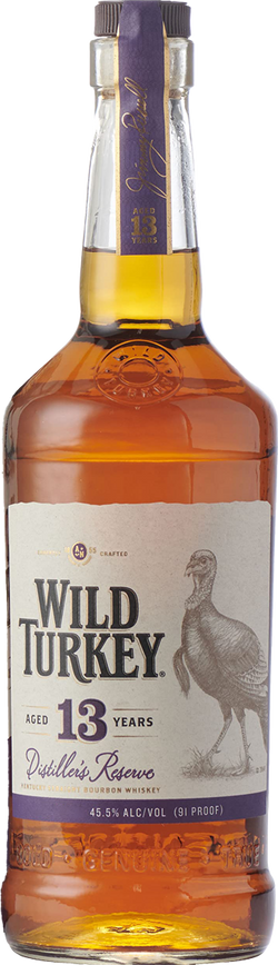 Wild Turkey 13 Year Old Distiller's Reserve Bourbon Whiskey (700mL Wild Turkey 13 Year Old Distiller's Reserve Bourbon Whiskey (700mL